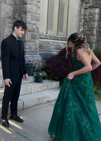 A Line V Neck Green Lace Long Prom Dresses, Green Lace Formal Dresses, Simplepromdress A Line V Neck Green Lace Long Prom Dresses, Green Lace Formal Dresses, Simplepromdress