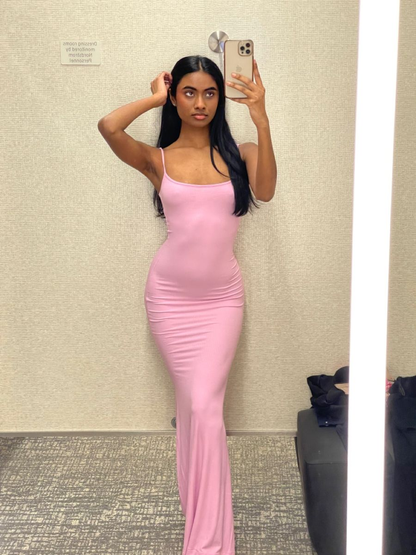 Baby pink 2025 bodycon dress