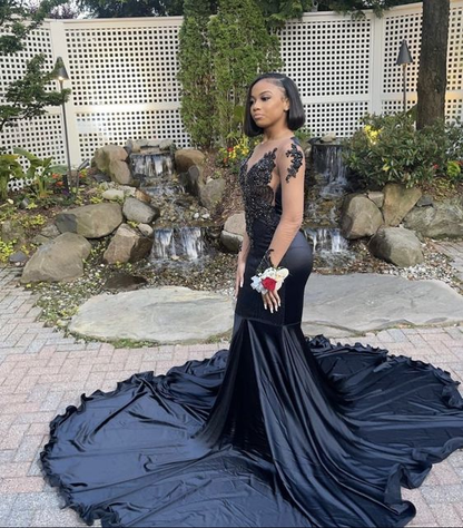 Black mermaid prom dress,Christmas dress,African women party dresses,w Simplepromdress Black mermaid prom dress,Christmas dress,African women party dresses,w Simplepromdress
