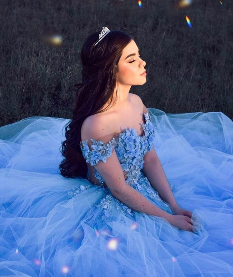 Off The Shoulder Blue Tulle Prom Dress,Blue Princess Dress Y4121 Simplepromdress Off The Shoulder Blue Tulle Prom Dress,Blue Princess Dress Y4121 Simplepromdress