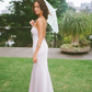 Classy Spaghetti Straps Pink Backless Evening Dress Long Prom Dress Y8293