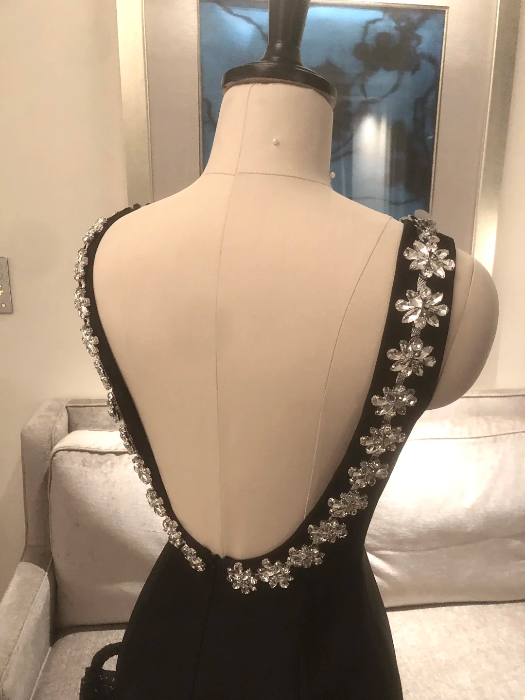 Sexy Black Sleeveless Satin Sequin Mini Homecoming Dress Backless Sheath Cocktail Dress SP2365