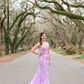 Charming Mermaid Sleeveless Prom Dress with Appliques Y6347