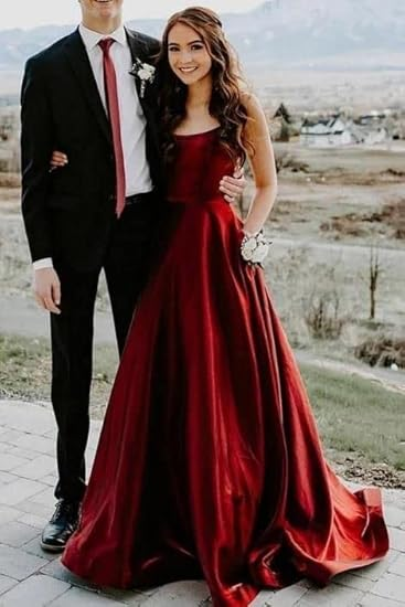Simple Black A-line Prom Dress,Black Senior Prom Gown Y6129