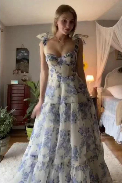 Special Floral Pattern Chiffon A-Line Prom Evening Dresses Y6721 Simplepromdress Special Floral Pattern Chiffon A-Line Prom Evening Dresses Y6721 Simplepromdress