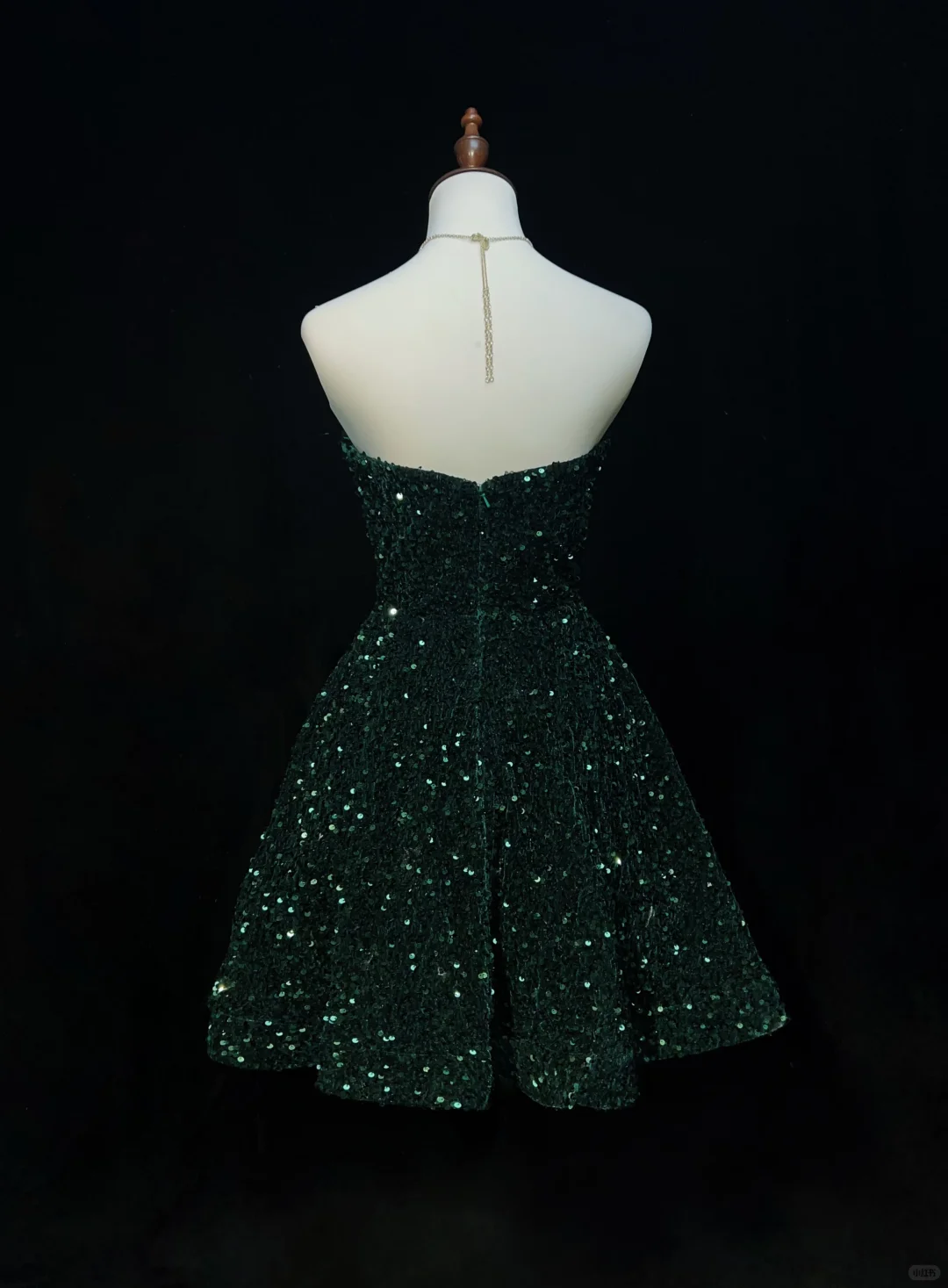 Sparkly Sweetheart Neck Emerald Green Sequin A Line Short Homecoming Dress Cocktail Dress SP2908