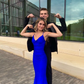 Elegant Royal Blue Mermaid Prom Dress,High School Prom Dress Y6816