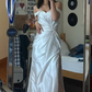 Stunning Off The Shoulder White Wedding Dress,White Bridal Dress  Y5355