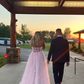 Strapless Pink Tulle Prom Dress,Lace-up Pink Formal Dress Y2159