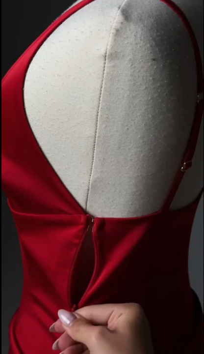 Stylish Red Satin Sheath Short Homecoming Dress Cocktail Formal Birthday Outfits Y9603