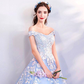 Blue Off The Shoulder Quinceanera Dresses Blue Ball Gown Y52