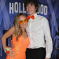 Orange Sequins Bodycon Dress,Orange Homecoming Dress,Party Dress Y2260