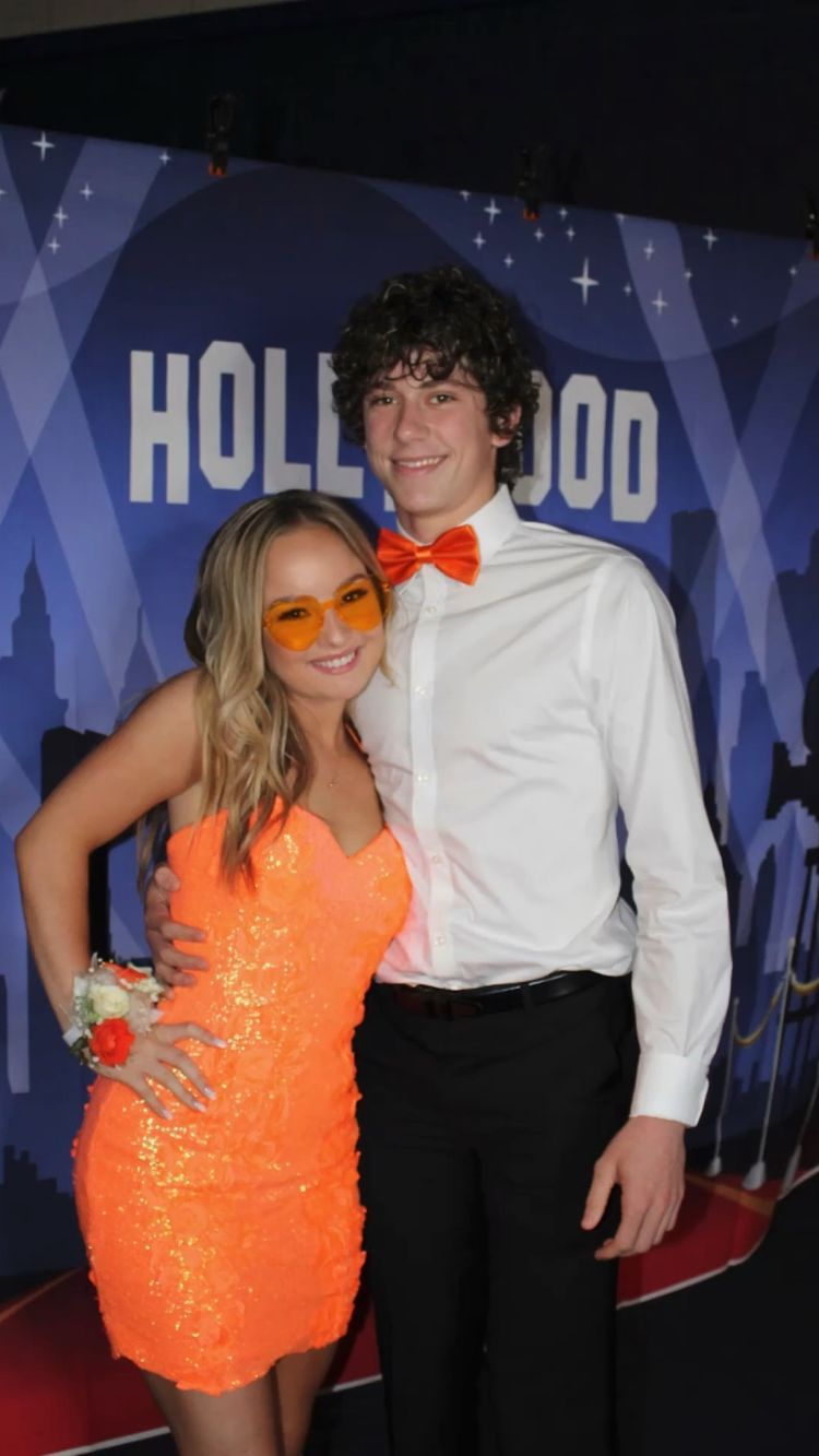 Orange Sequins Bodycon Dress,Orange Homecoming Dress,Party Dress Y2260