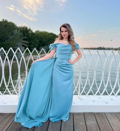 Elegant Strapless Off-The-Shoulder Mermaid Prom Dress Y5156