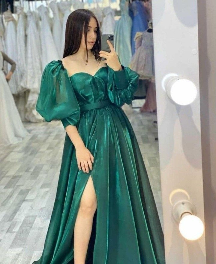 slim fit dress slacks Green tissue organza dress – Vastrasuka