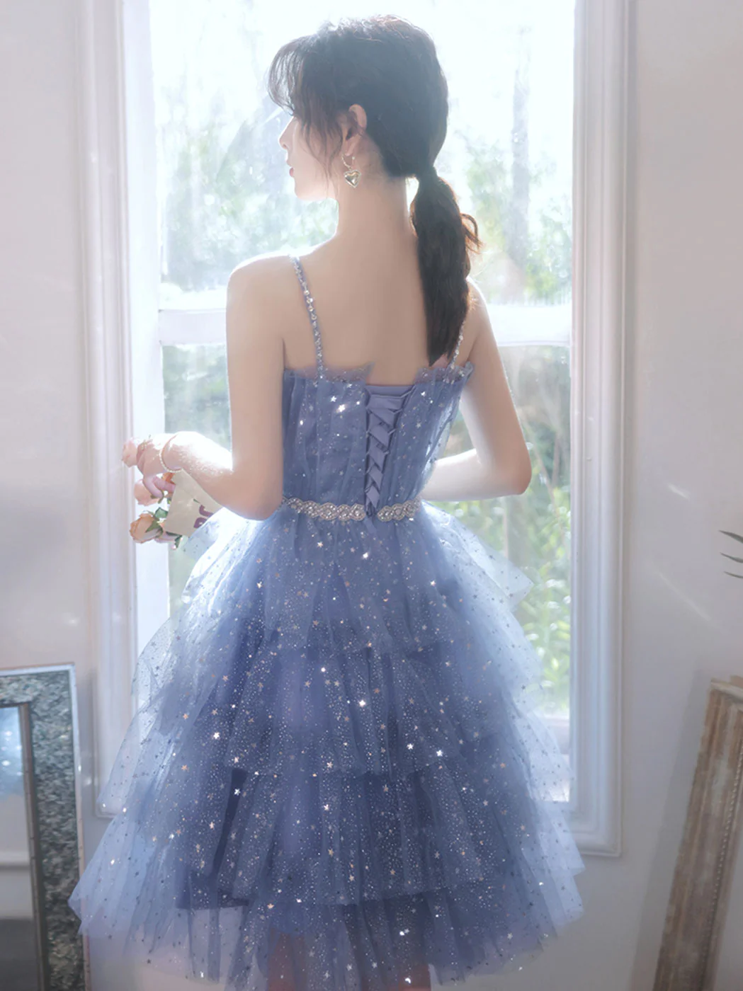Short Puffy Blue Prom Dress,Tulle Short Blue Puffy Homecoming Dress Y2 Simplepromdress Short Puffy Blue Prom Dress,Tulle Short Blue Puffy Homecoming Dress Y2 Simplepromdress