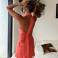 Chic Halter Neckline Homecoming Dress Party Dress Y2769
