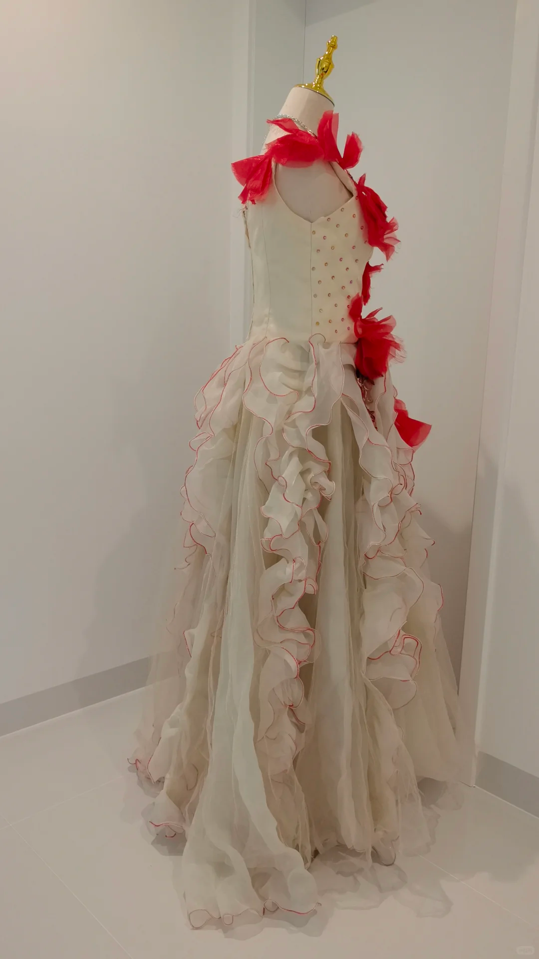 Unique One Shoulder Tulle Appliques Beaded Chiffon Ruffles Long Prom Dress Birthday Party Dress SP2328
