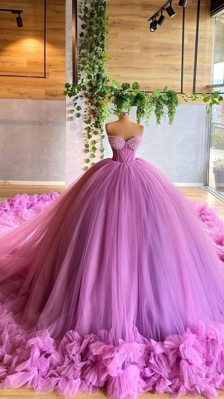 Sweetheart Neckline Tulle Ball Gown Sweet 16 Dress Y5821