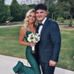 Green V Neck Mermaid Prom Dress,Charming Green Mermaid Prom Gown  Y6117