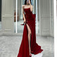 Sexy Mermaid Prom Dress With Hight Split Y318