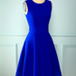 Cute Royal Blue Short Homecoming Dress 8th Graduation Dress Y672