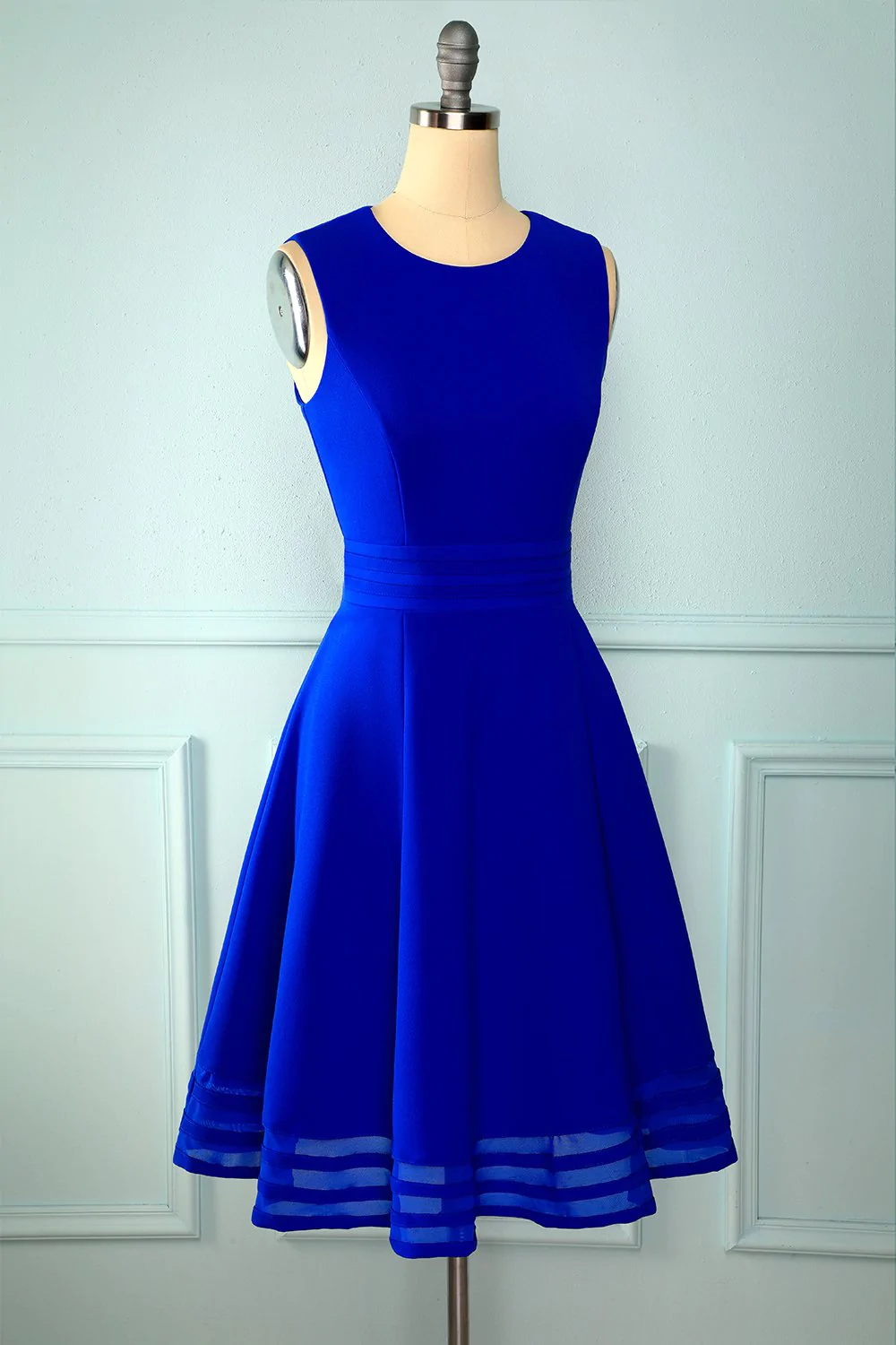 Cute Royal Blue Short Homecoming Dress 8th Graduation Dress Y672