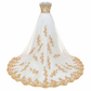 High Low Prom Dresses Sweetheart Neckline Sleeveless Zipper Back Chapel Train Tulle Lace Applique Party Dress Formal Gown Y603