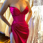 Sweetheart Neckline Satin Prom Dress Sexy Prom Gown Y732