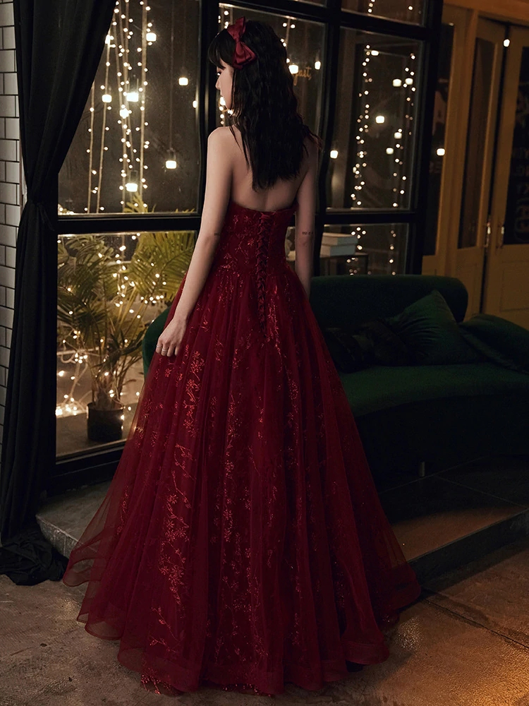 Off Shoulder Wine Red Evening Gown Royal Blue With Handmade Flowers And  Lace Satin Perfect For Prom, Homecoming, And Formal Events From  Babybeautiful, $95.48 | DHgate.Com