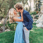 Light Blue Long Prom Dress For Graduation,Generous Light Blue Prom Gown Y722