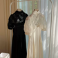 Fairy Dress White/Black A-line Prom Dress,Chic Design Y1370