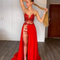Charming Sweetheart Red Long Prom Dress,Sexy Evening Dress Y1150