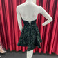 Sweetheart Dark Green Sequins A-Line Homecoming Dress Y1409
