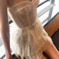 Sweetheart Shiny Sequins Homecoming Dress Party Dress Short Y133