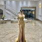 Elegant Off The Shoulder Long Evening Dress Charming Formal Gown Y387