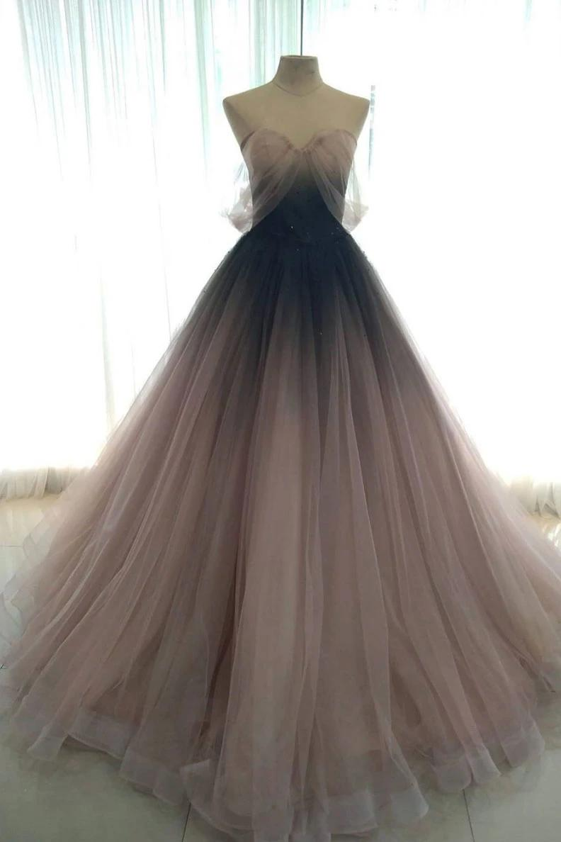 ombre prom dresses, ball gown, off shoulder prom dresses, bridal party Simplepromdress ombre prom dresses, ball gown, off shoulder prom dresses, bridal party Simplepromdress