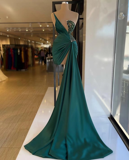 Green dresses for women party mermaid beaded sexy evening dresses shor Simplepromdress Green dresses for women party mermaid beaded sexy evening dresses shor Simplepromdress