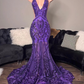 purple prom dresses, mermaid prom dresses, custom make evening dresses, fashion prom dresses, halter prom dresses, sparkly formal dresses  Y1455