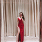 Spaghetti Straps Simple Prom Dress Sexy Evening Gown Y715