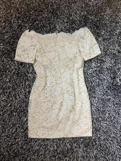 Off The Shoulder Lace Homecoming  Dress , Charming Homecoming Dress S3269