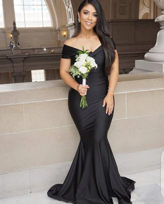 Black Wedding Dress/Black Maxi Dress/Black Dress/Prom Dress/Evening Dress Y1725