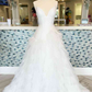 Princess Pink Strappy Frill-Layered A-Line Long Prom Dress Y1873