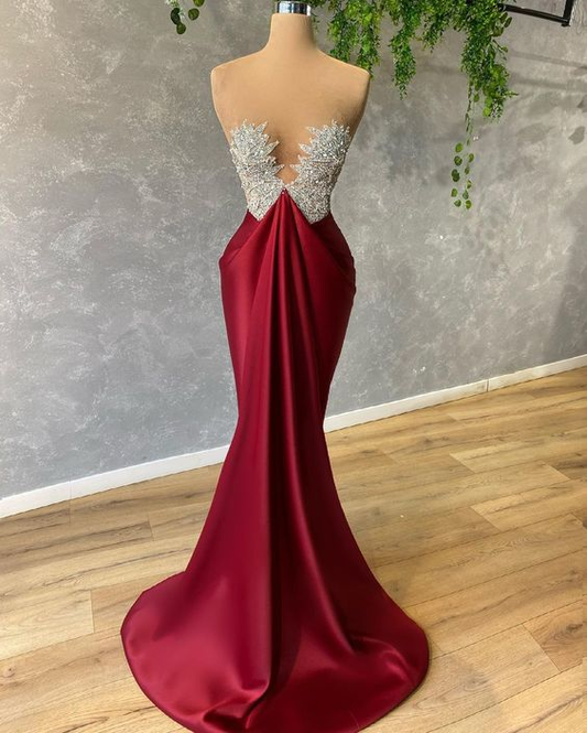 long prom dress women dress, engagement dress, wedding reception dress, bridesmaid dress Y820