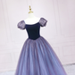 Starry Sky Blue Princess Evening Dress A-line Evening Dress s03