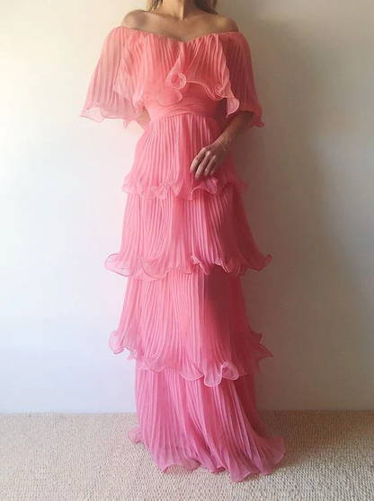 Pink Prom Dress Women Sexy Dresses Elegant Party Dress Y1870