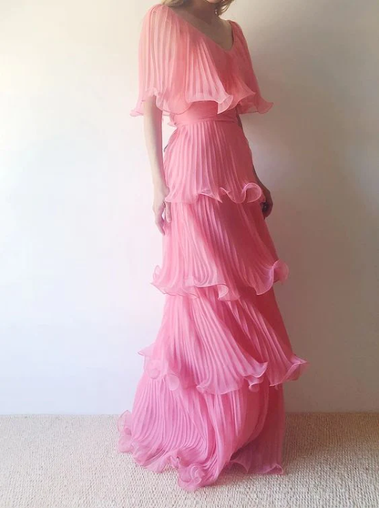 Pink Prom Dress Women Sexy Dresses Elegant Party Dress Y1870