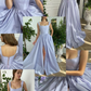 Modest Evening Dress Custom Made Satin Prom Dresses Y193