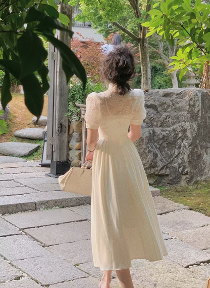 Fairy Dress White/Black A-line Prom Dress,Chic Design Y1370
