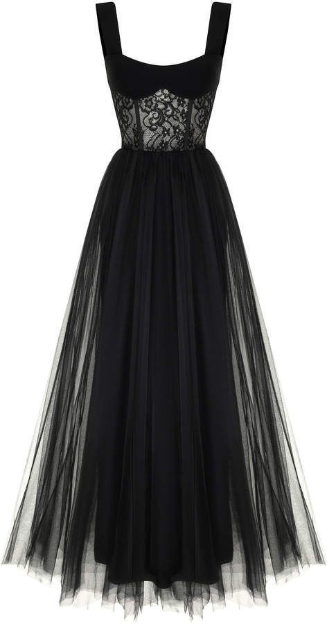 Simple A-line Straps Black Prom Dress S16879